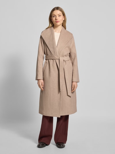 Selected Femme Regular Fit Mantel aus Woll-Mix Modell 'ROSA' Beige 4