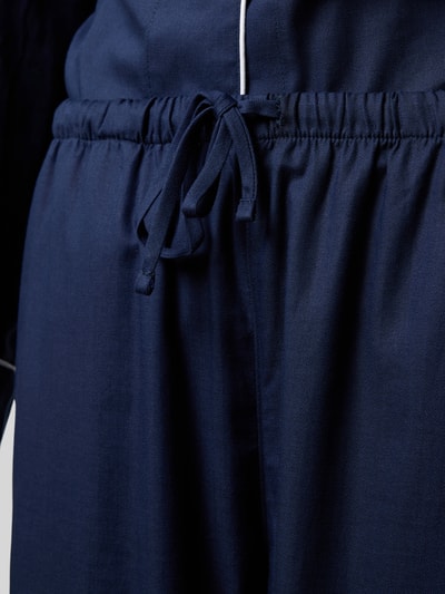 Lauren Ralph Lauren zestaw piżamy w kroju slim fit z czystej bawełny Ciemnoniebieski 2