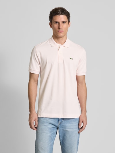 Lacoste Classic Fit Poloshirt mit Label-Badge Hellrosa 4