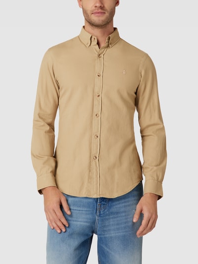 Polo Ralph Lauren Slim fit vrijetijdsoverhemd met button-downkraag Beige - 4