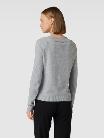 Vero Moda Strickpullover mit Rundhalsausschnitt Modell 'DOFFY' Hellgrau Melange 5