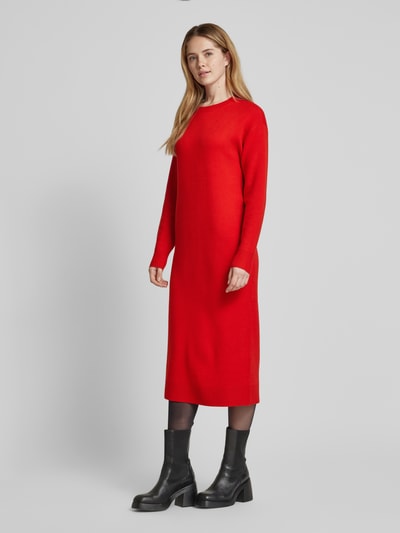 Christian Berg Woman Strickkleid mit Rundhalsausschnitt Rot 1