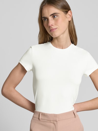 Christian Berg Woman T-Shirt mit Rundhalsausschnitt Offwhite 3