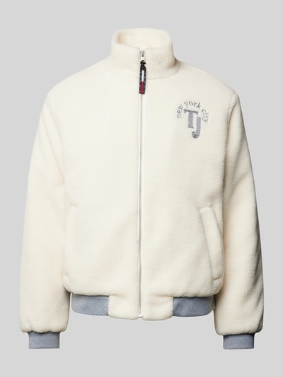 Tommy Jeans Bomberjacke aus Teddyfell Offwhite 2