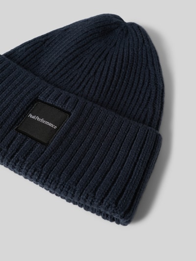 PEAK PERFORMANCE Beanie met labeldetail Marineblauw - 2