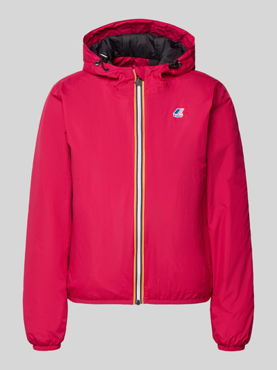 K-WAY Regular Fit Jacke mit Logo-Print Modell 'CLAUDETTE' Fuchsia 1