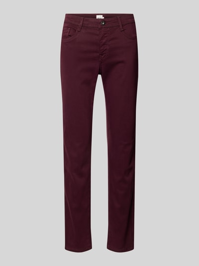 Brax Broek van lyocellmix, model 'MARY THERMO' Bordeaux - 2