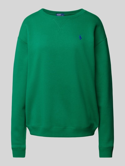 Polo Ralph Lauren Sweatshirt mit überschnittenen Schultern Gruen 2