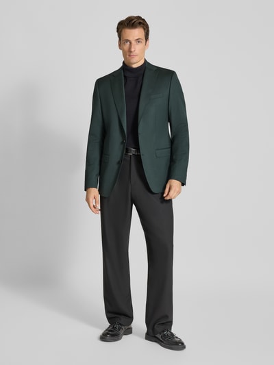 DIGEL Marynarka o kroju slim fit zapinana na dwa guziki model ‘Alesso’ Zielony 1