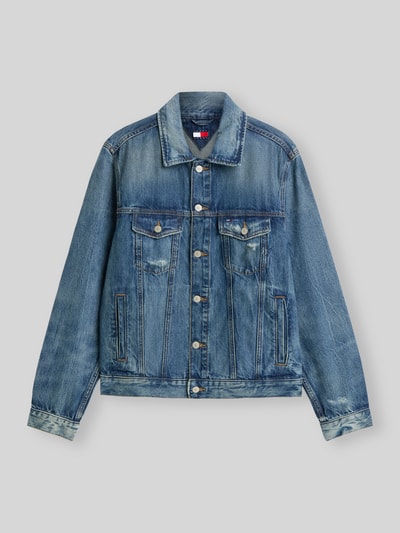 Tommy Jeans Kurtka jeansowa o kroju regular fit z mieszanka bawełny Ciemnoniebieski 2