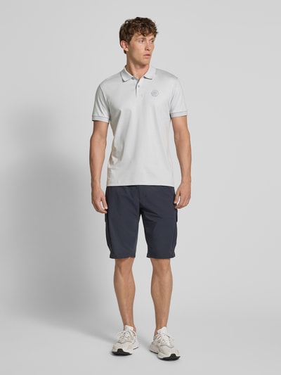 BOSS Green Regular Fit Poloshirt aus reiner Baumwolle Modell 'POLO FUTURE' Hellgrau 1