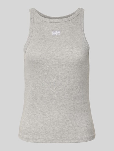 Gestuz Tanktop met labelstitching, model 'drew' Lichtgrijs - 2