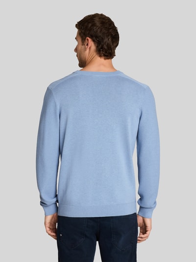 Tom Tailor Regular fit pullover met crew neck kraag Blauw - 5