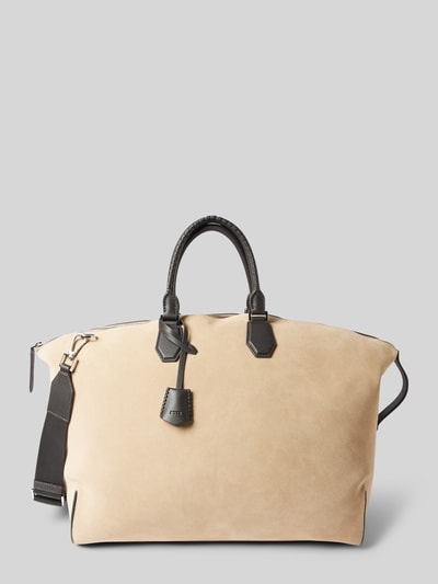 BOSS Handtasche mit Label-Applikation Modell 'Gabry Holdall' Beige 2