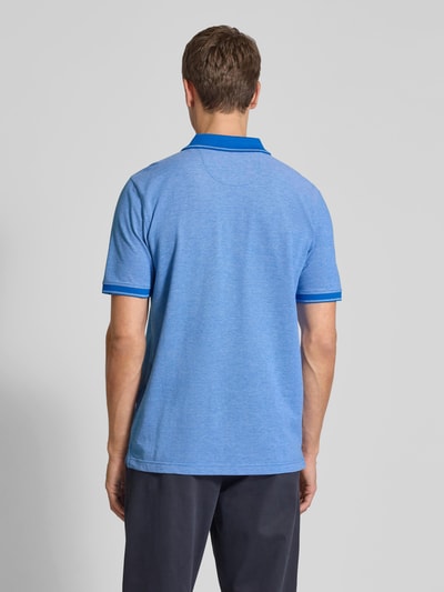 Fynch-Hatton Koszulka polo z wyhaftowanym logo Królewski niebieski 5