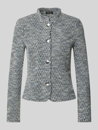 More & More Blazer met opstaande kraag Olijfgroen - 2