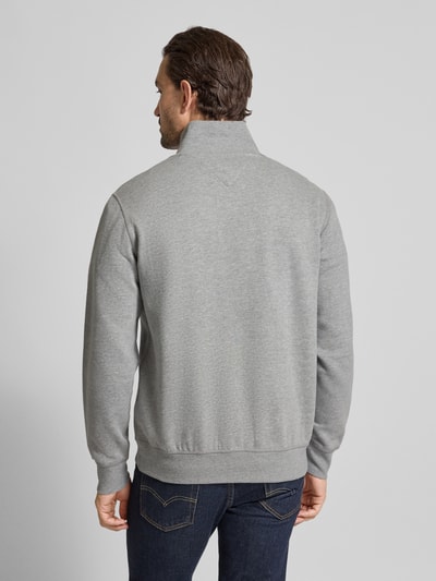 Tommy Hilfiger Sweter z mieszanki bawełny Jasnoszary 5