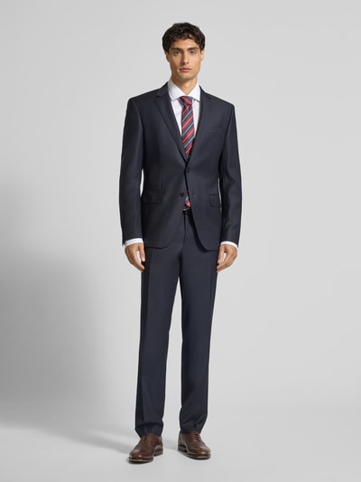 Christian Berg Men Regular Fit Businesshemd aus reiner Baumwolle mit extra langem Arm Weiss 1