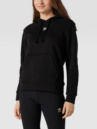 adidas Originals Bluza z kapturem z wyhaftowanym logo Czarny 4