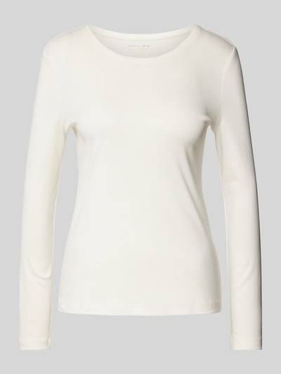 Christian Berg Woman Longsleeve mit Rundhalsausschnitt Offwhite 2