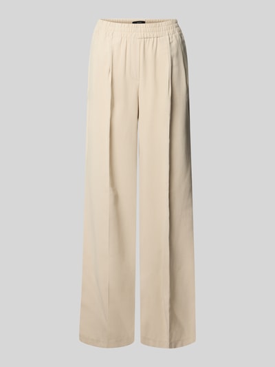 Vero Moda Regular fit broek van viscosemix, model 'CARMEN' Beige - 2