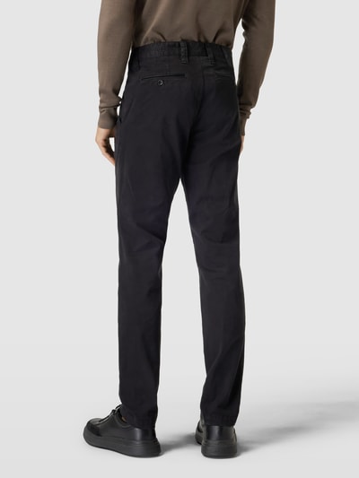 ALBERTO Slim fit broek met steekzak, model 'LOU' Zwart - 5