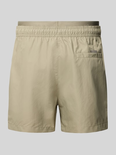 Calvin Klein Underwear Relaxed Fit Badeshorts im Double-Layer-Look Khaki 3