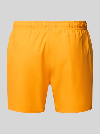 Emporio Armani Straight Fit Badeshorts mit Logo-Detail Orange 3