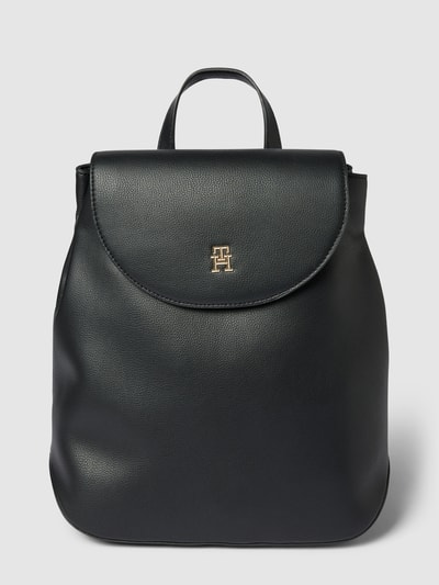 Tommy Hilfiger Rucksack in Leder-Optik Black 2