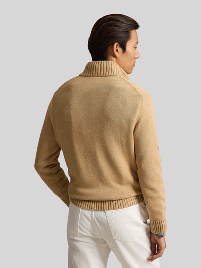 Polo Ralph Lauren Regular Fit Troyer aus reiner Baumwolle Camel 5