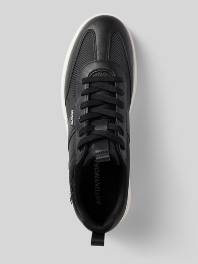 Antony Morato Sneakers in effen design, model 'DERMOT NYLON' Zwart - 4
