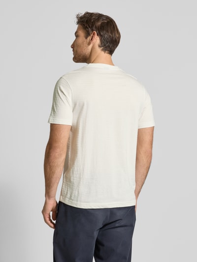 Lerros T-shirt met V-hals Offwhite - 5
