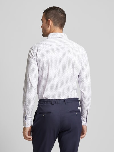 s.Oliver RED LABEL Slim fit vrijetijdsoverhemd van katoenmix Wit - 5