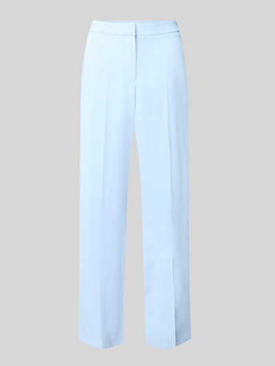 Produktfoto, Hose mit Bügelfalten von Jake*s Cocktail, jasnoniebieska, materiał z domieszką stretchu, krój regular fit, Szerokość w rozmiarze 36: 34 cm, długość nogawki od wewnątrz: 82 cm