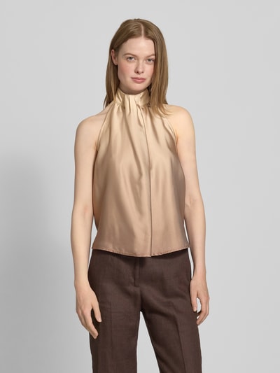 mbyM Blousetop met halter, model 'Zuzela' Beige - 4