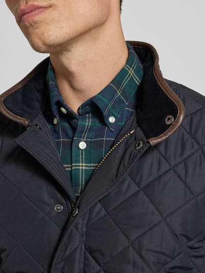 Barbour Steppjacke mit Stehkragen Marine 3