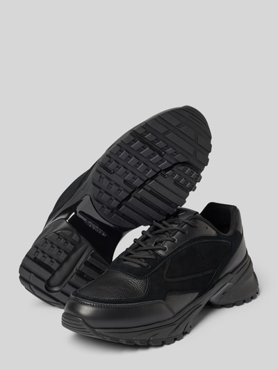 Calvin Klein Jeans Sneaker aus Leder mit profilierter Sohle BLACK 4