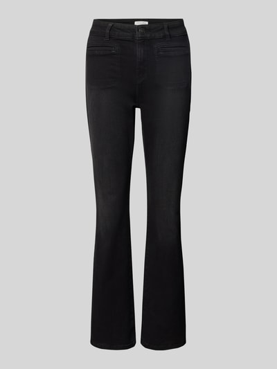 Christian Berg Woman Bootcut Fit Jeans mit Gürtelschlaufen Black 2