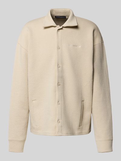 Pegador Relaxed Fit Hemdjacke mit Eingrifftaschen Modell 'Tate' Beige 2