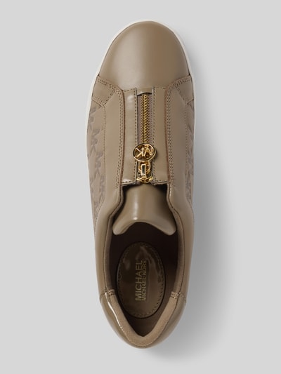 MICHAEL Michael Kors Sneakersy z zamkiem błyskawicznym model ‘KEATON’ Szarobrązowy 3