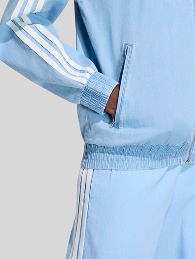 adidas Originals Regular Fit Jeansjacke aus reiner Baumwolle Hellblau 5