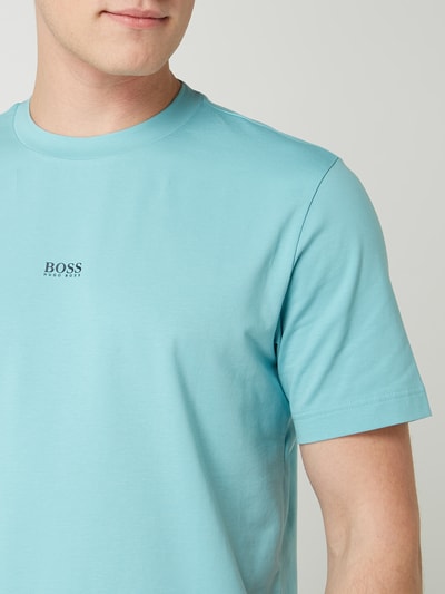 BOSS Orange T-Shirt mit gummiertem Logo-Print Aqua 3