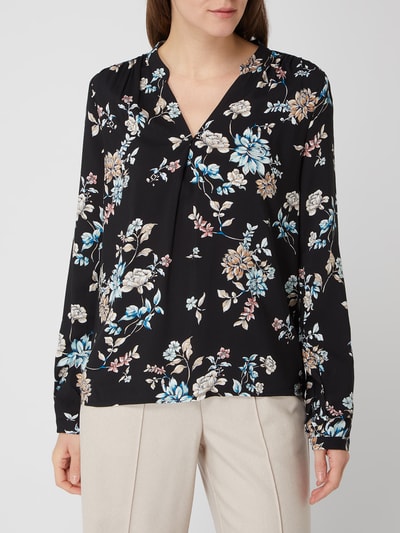 Vero Moda Blusenshirt mit floralem Muster Modell 'Nads' Black 4