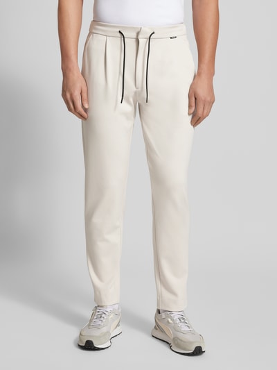 CK Calvin Klein Comfort fit sweatpants met labeldetail Zand - 4