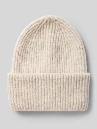 Pieces Mütze mit Kaschmir-Anteil Modell 'MOELLA' Beige 1