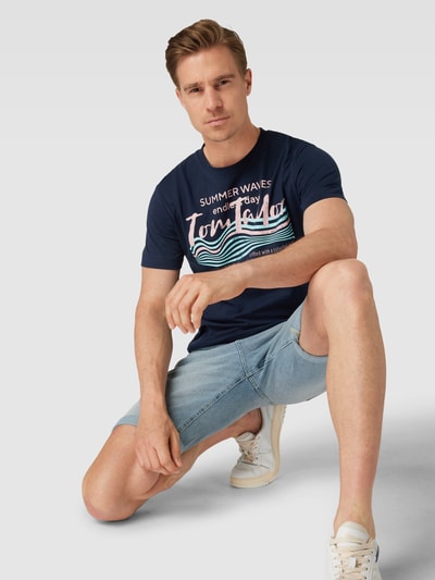 Tom Tailor T-Shirt mit Logo-Print Marine 3