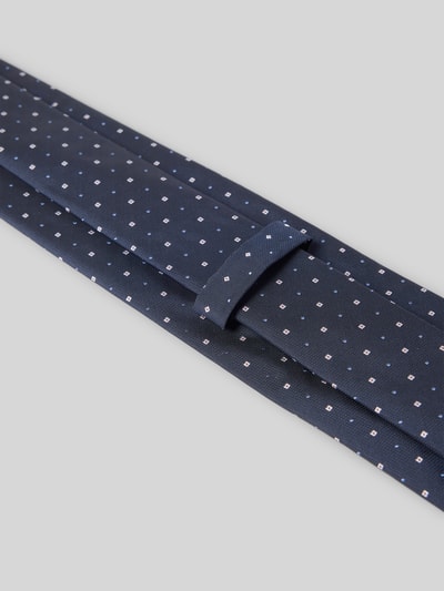 BOSS Stropdas van zijdemix Marineblauw - 3