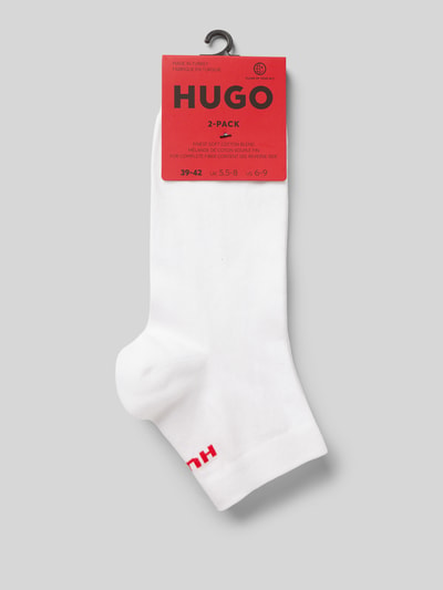 HUGO Strümpfe mit Label-Print im 2er-Pack Weiss 3