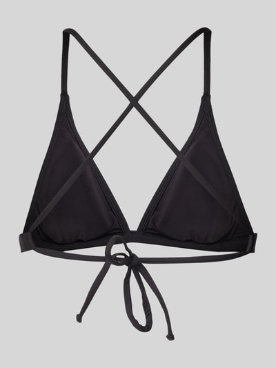 Rip Curl Bikini-Oberteil mit gekreuzten Spaghettiträgern Black 3