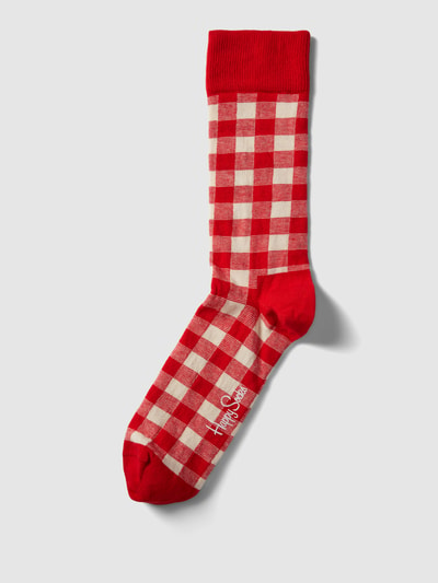 Happy Socks Sokken met all-over motief Rood - 1